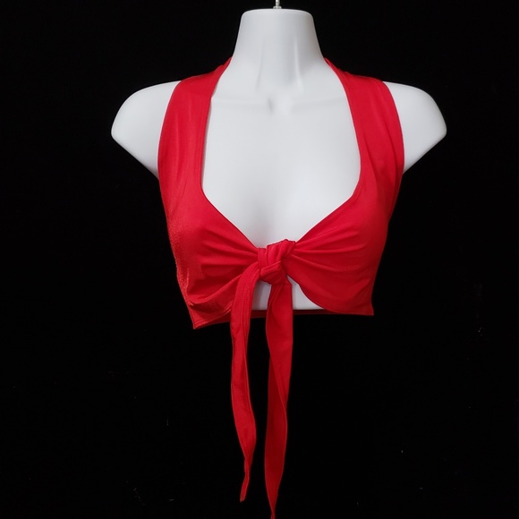Elegant Moments tie Front Halter NWT - Picture 3 of 5